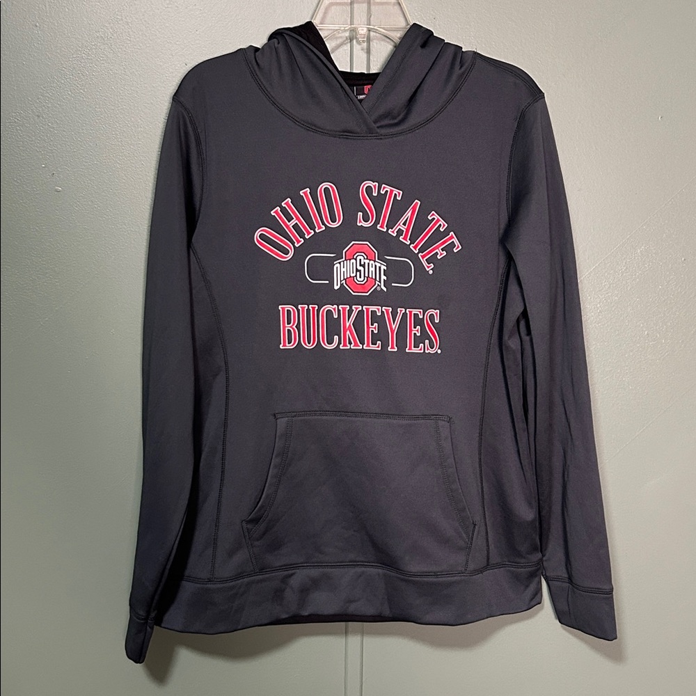 Ohio State Buckeyes Campus Collection Women’s Hoodie Sweatshirt Gray Size Large